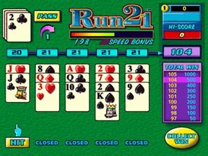 run 21 card game.